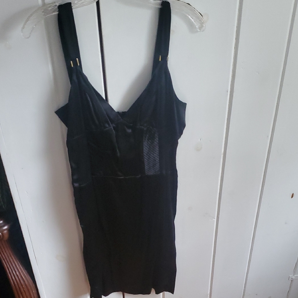 Elegant Black Women's Slip Dress